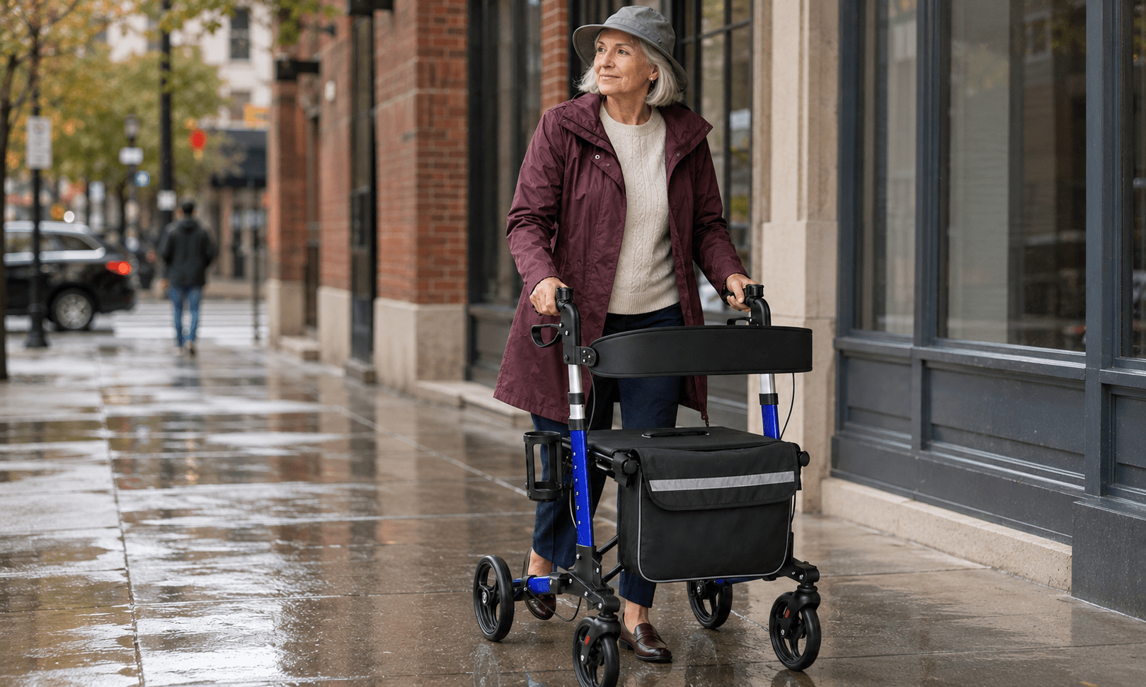 How to Stay Dry With a Rollator in the Rain | DeepTita - deeptita