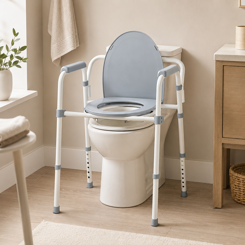 DeepTita 3-in-1 Folding Bedside Commode Chair