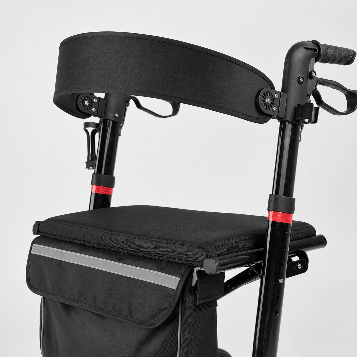 DeepTita Foldable Rollator Walker with Seat, Classic Edition