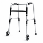 DeepTita Folding Front Wheel Walker, Home Travel, 5" Wheels, 350lb for modern home mobility, recovery, and everyday confidence
