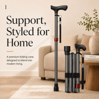 DeepTita Foldable Walking Cane ，Home Travel,33-37" for modern home mobility, recovery, and everyday confidence