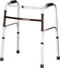 DEEPTITA | Orthopedic Fixed Walker for Adults | Orthopedic Walker for Rehabilitation | Cushioned Grips | Non-Slip | 7 Height Levels | Height Adjustment | Supports 100 kg (Gray)