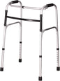 DEEPTITA | Orthopedic Fixed Walker for Adults | Orthopedic Walker for Rehabilitation | Cushioned Grips | Non-Slip | 7 Height Levels | Height Adjustment | Supports 100 kg (Gray)