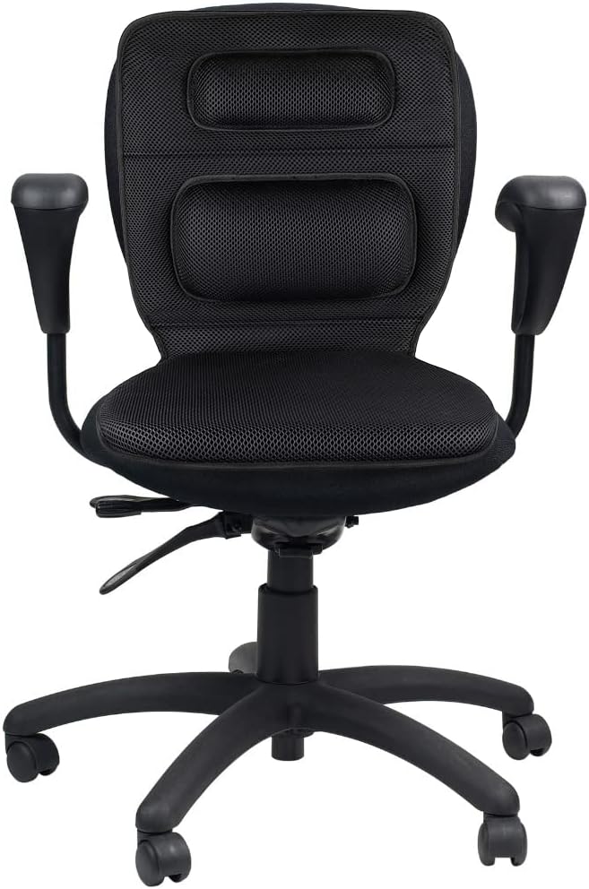 Deeptita Gel Wheelchair and Low Back Chairs Seat and Back Cushion | Orthopedic Seat Pad, Firm Back Support and Lumbar Pillow for Wheelchairs, Car, Truck, Gaming | Pressure Sore, Coccyx Pain Relief