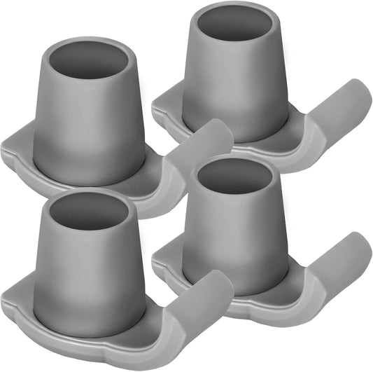 DEEPTITA 4 Pack Walker Skis Glides for Folding Walkers, Essentials Universal Walker Accessories for Seniors, Mobility Aid Accessory for Seniors