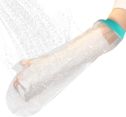 CIVJET Cast Covers for Shower Leg, Waterproof Cast Cover for Showering/Swimming, Cast Protector for Shower Leg Adult, Waterproof Shower Boots for Foot After Surgery, Knee, Ankle, Boot (Diameter-7.9")