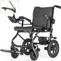 DEEPTITA Electric Wheelchairs for Adults, Lightweight Foldable Motorized Wheelchair with Removable Battery, Liftable Armrest, Airline Approved (30 Lbs, Grey)