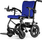 DEEPTITA Electric Wheelchairs for Adults, Lightweight Foldable Motorized Wheelchair with Removable Battery, Liftable Armrest, Airline Approved (30 Lbs, Grey)