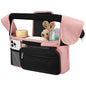 Accmor Universal Stroller Organizer with Insulated Cup Holder, Detachable Phone Bag and Shoulder Strap, Stroller Bag Caddy Organizer Fits for Uppababy, Baby Jogger, Britax Strollers