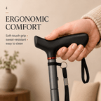 DeepTita Foldable Walking Cane ，Home Travel,33-37" for modern home mobility, recovery, and everyday confidence