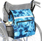 DEEPTITA Wheelchair Bags, Wheelchair Backpack with Cup Holder, Wheelchair Bags to Hang on Back, Electric Wheelchair Accessories, Large Storage Bag for Walker Rollator