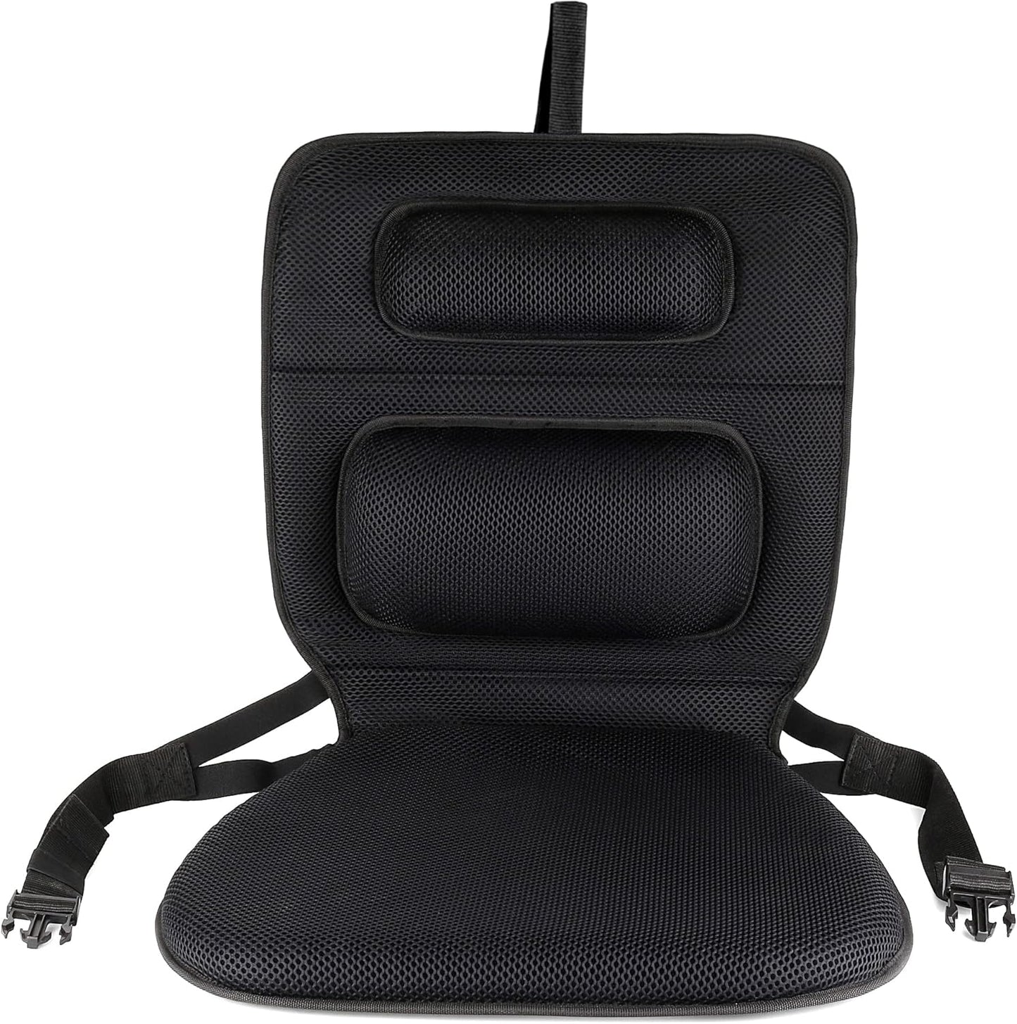 Deeptita Gel Wheelchair and Low Back Chairs Seat and Back Cushion | Orthopedic Seat Pad, Firm Back Support and Lumbar Pillow for Wheelchairs, Car, Truck, Gaming | Pressure Sore, Coccyx Pain Relief