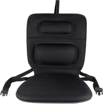 Deeptita Gel Wheelchair and Low Back Chairs Seat and Back Cushion | Orthopedic Seat Pad, Firm Back Support and Lumbar Pillow for Wheelchairs, Car, Truck, Gaming | Pressure Sore, Coccyx Pain Relief