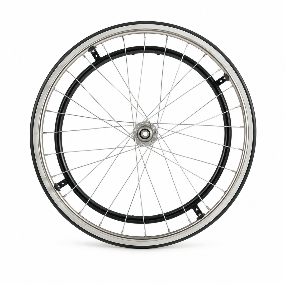 DeepTita 24-Inch Wheelchair Rear Wheel with Handrim, Classic Edition for modern home mobility, recovery, and everyday confidence