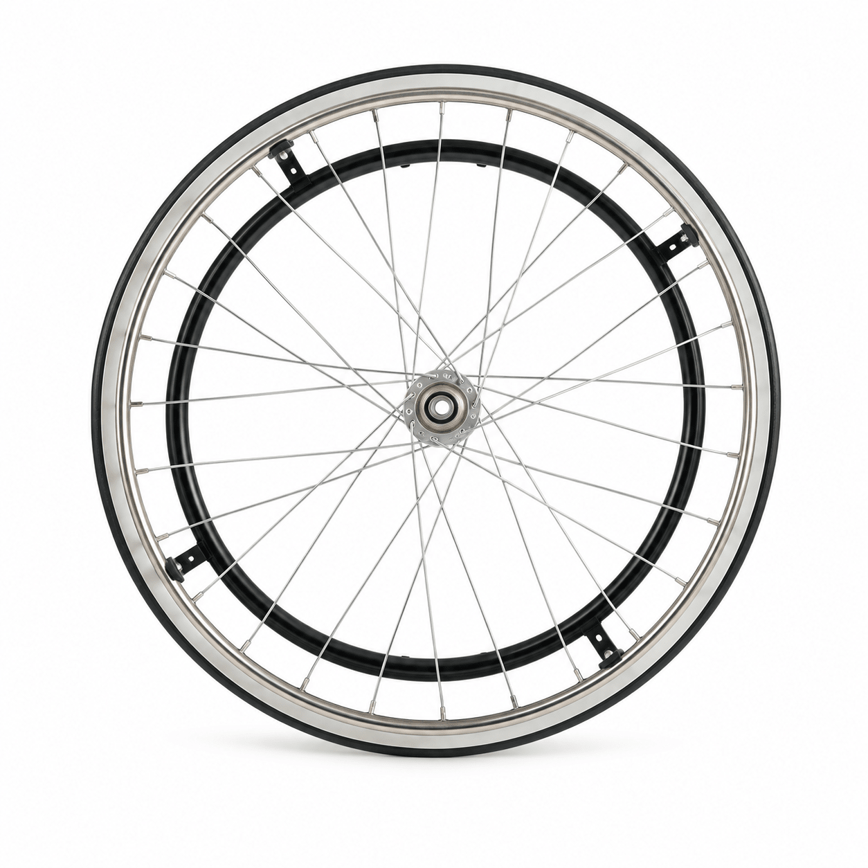 DeepTita 24-Inch Wheelchair Rear Wheel with Handrim, Classic Edition for modern home mobility, recovery, and everyday confidence