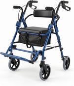 DeepTita 2-in-1 Rollator Transport Chair R5 for modern home mobility, recovery, and everyday confidence