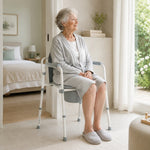 DeepTita 3-in-1 Folding Bedside Commode Chair H1 for modern home mobility, recovery, and everyday confidence