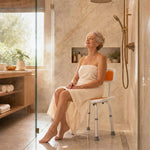 DeepTita Adjustable Shower Chair with Removable Backrest B3 for modern home mobility, recovery, and everyday confidence