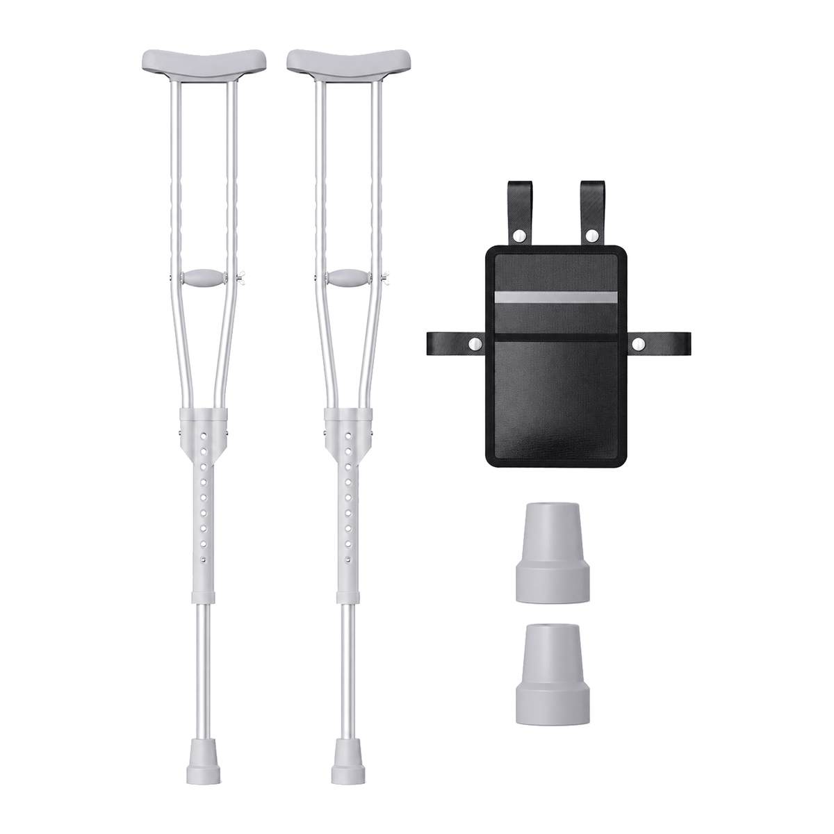 DeepTita Adjustable Underarm Crutches S3 for modern home mobility, recovery, and everyday confidence