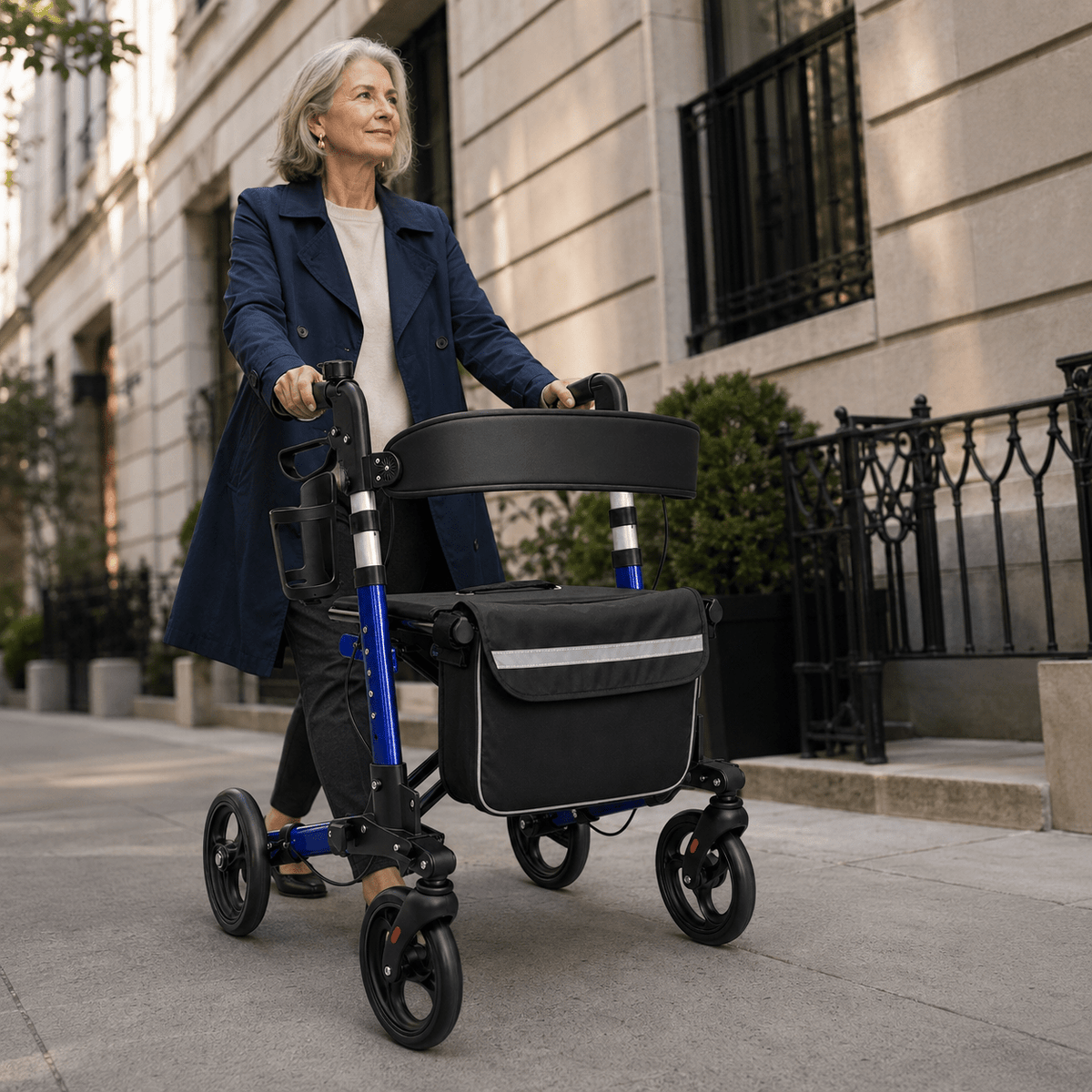 DeepTita All-Terrain Foldable Rollator Walker R3 for modern home mobility, recovery, and everyday confidence