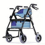 DeepTita American Flag 2-in-1 Rollator Transport Chair R5 for modern home mobility, recovery, and everyday confidence