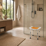 DeepTita Compact Adjustable Shower Stool B1 for modern home mobility, recovery, and everyday confidence