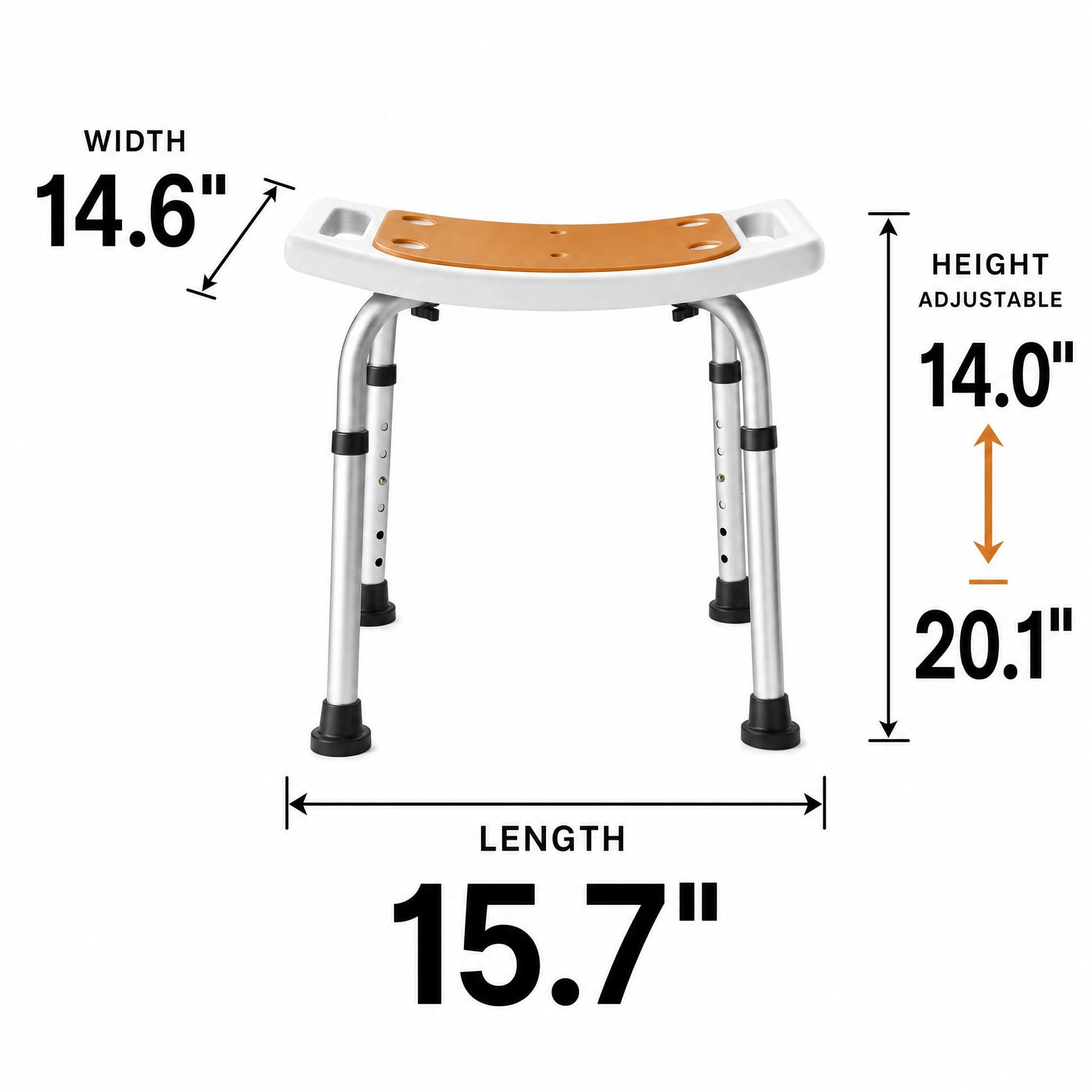 DeepTita Compact Adjustable Shower Stool B1 for modern home mobility, recovery, and everyday confidence