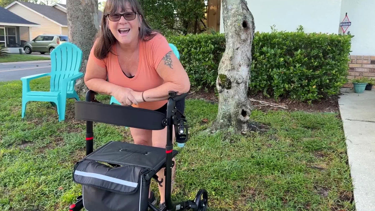 Sturdiness, comfort, reliability, and freedom all within this walker!