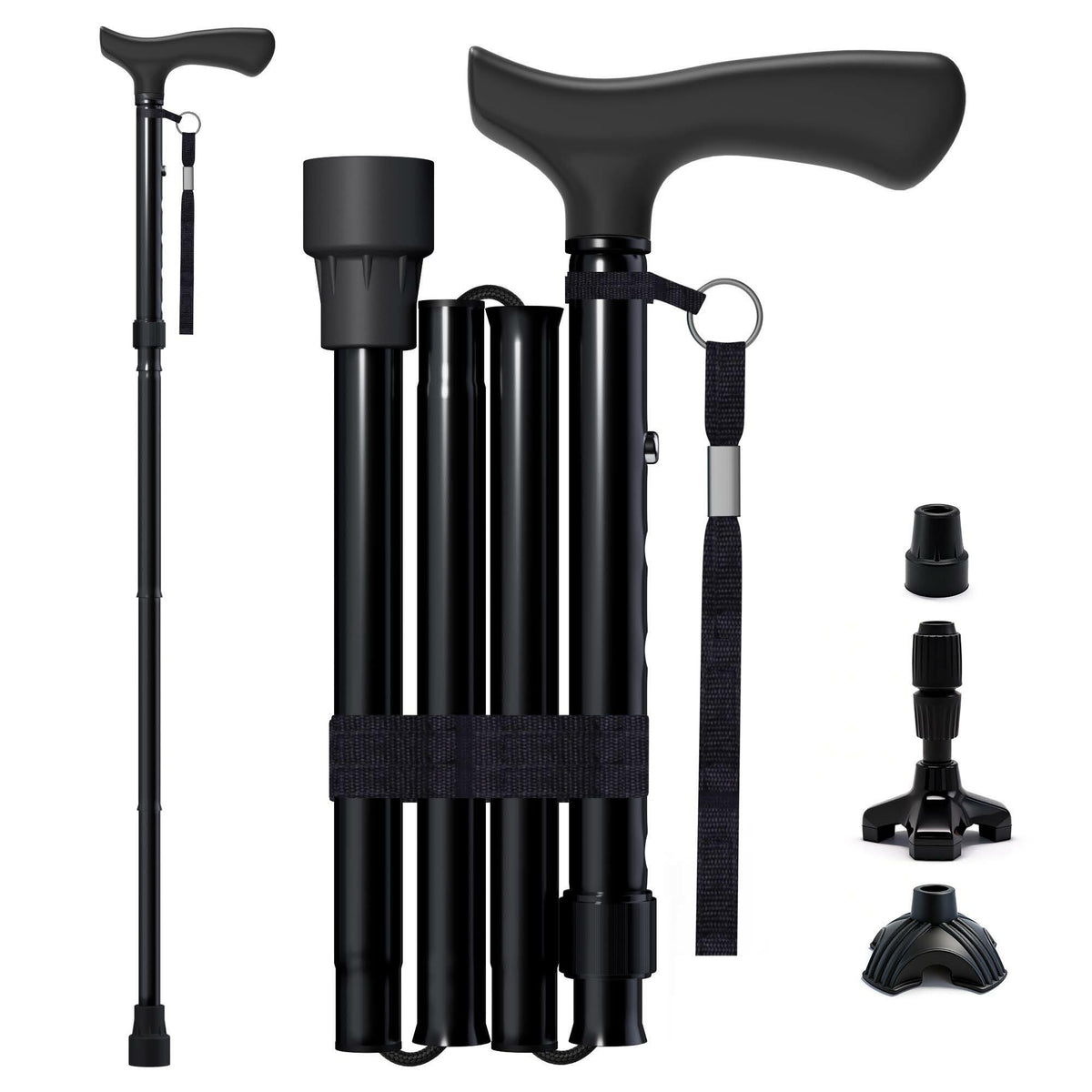 DeepTita Foldable Travel Walking Cane S1 for modern home mobility, recovery, and everyday confidence