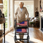 DeepTita 2-in-1 Rollator Walker & Transport Chair for Seniors for modern home mobility, recovery, and everyday confidence