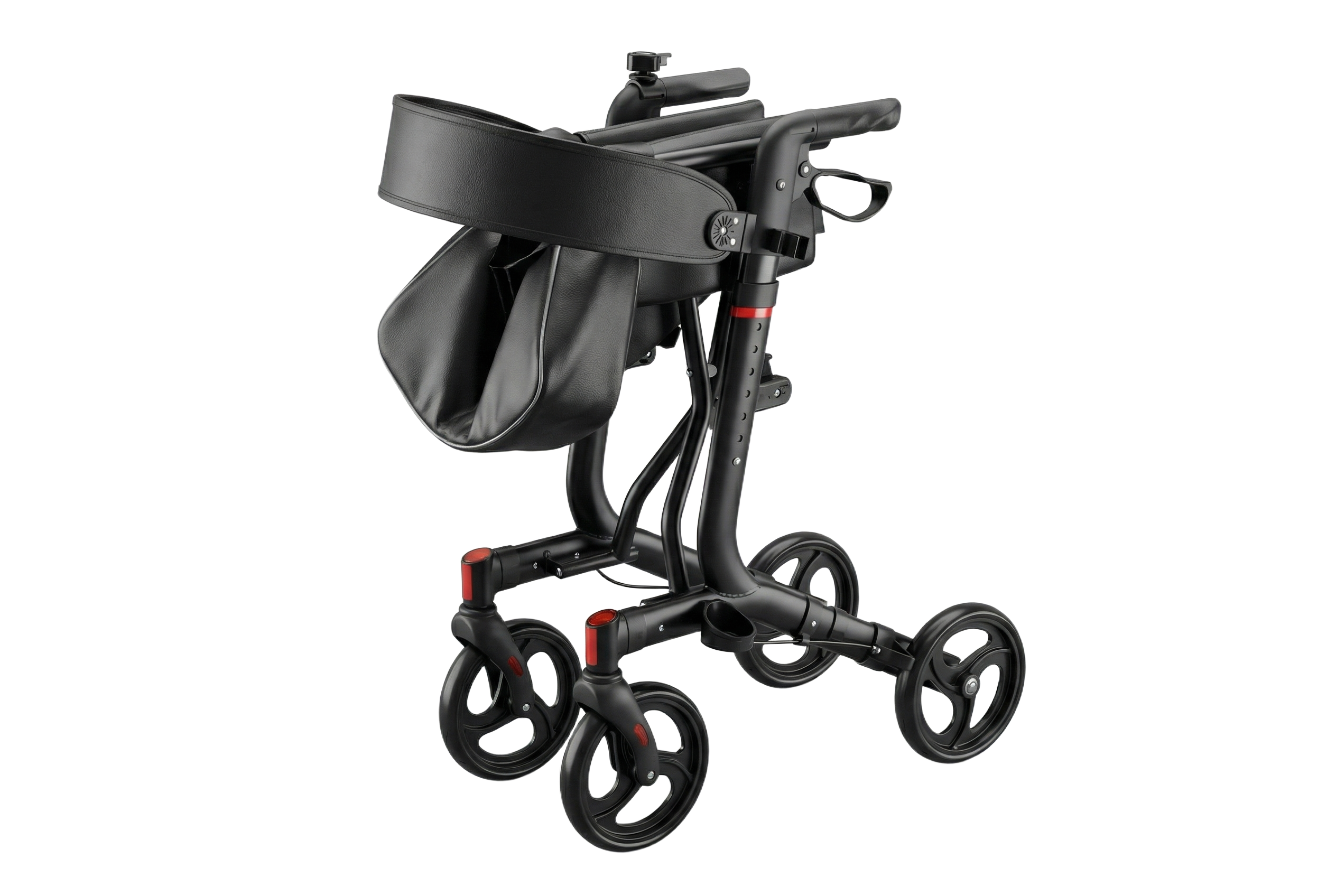 DeepTita Foldable Rollator Walker with Seat, Classic Edition